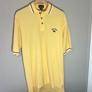 Vintage University of Michigan golf shirt